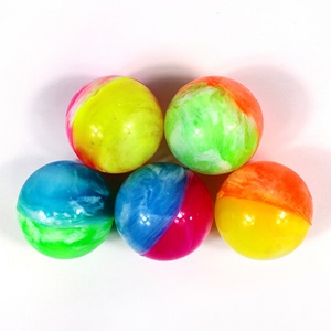 Jouet promotionnel personnalisable, balle rebondissante en caoutchouc avec lumière LED colorée de 45 mm, jouet pour enfants - Product Image 2