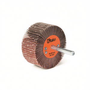 Roue à lamelles abrasives Ttake 80x40 mm, grain 240, tige de 6 mm pour le meulage - Product Image 2