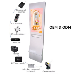 Pantalla táctil de pie, revistas y volantes, centro comercial, aeropuerto, pantalla digital, señal, pantalla publicitaria, quiosco - Product Image 4