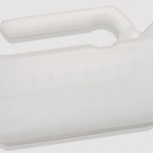 Toptan plastik taşınabilir işemek şişeleri pisuar erkekler için 1000ml karanlık dökülme geçirmez salıncak kapağı kızdırma - Product Image 3