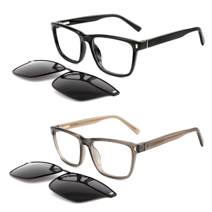 Birçok modelde erkek yüksek kaliteli kare klip moda TR çerçeve + asetat bacaklar polarize lensler - Product Image 1