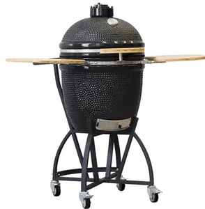 22 "MCD Pabrik Pasokan Langsung Desain Logam Baru Yang Mudah untuk Bergerak Keramik Kamado Grill