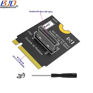 SFF-8611 okular baru pabrik konektor SFF-8612 ke 2230 NGFF <span class=keywords><strong>M</strong></span>.<span class=keywords><strong>2</strong></span> PCIe 4.0 NVME Key-<span class=keywords><strong>M</strong></span> adaptor antarmuka tipe pendek - Product Image 1
