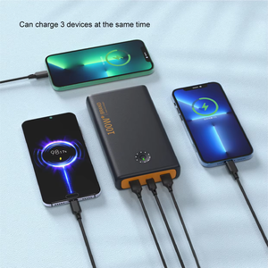 Banco de Energía para Portátil PD de 100W, 25000mAh de Alta Capacidad, Cargador Portátil con Doble USB-A, <span class=keywords><strong>Carga</strong></span> Rápida de 22.5W, Batería Externa - Product Image 4