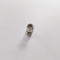 Conector Coaxial Recto RF de Latón Tipo F Macho a F Macho, Adaptador Convertidor de 75 ohmios 1P