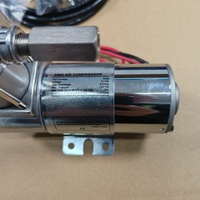Compresseur d'air industriel européen Huizhou Hard Mount Stock 1/8" NPT 120 PSI DC 12V pour klaxon et suspension pneumatique, modèle X082