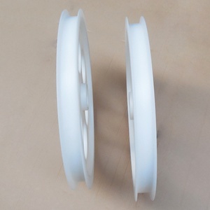 Poulie de guidage de fil en plastique POM blanc pour tréfilage - Product Image 1