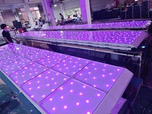 Магнитная беспроводная RGB-панель со светодиодами (металл и пластик) для освещения танцпола на свадьбах, вечеринках и мероприятиях - Product Image 2
