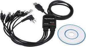 Lichtgewicht 8-In-1 Walkie Talkie Programmering Datakabel Met Usb Type C & 3.5Mm Connector-Draagbare Bedrade Multi-Use - Product Image 5