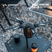Module d'extension tactique de camping Deep Wing Mecha Light Array avec support de lampe à batterie rechargeable pour 19/38 lumières
