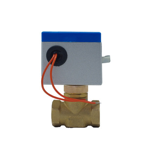 วาล์วไฟฟ้าสองทาง Johnson Controls DN20 สำหรับชุดพัดลมคอยล์เย็นระบบปรับอากาศแบบใช้น้ำ วาล์วโซลินอยด์ VA7010 8503 - Product Image 1
