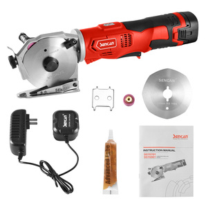 กรรไกรตัดผ้าไร้สาย SENCAN แบบโรตารี่ ตัดผ้าหลายชั้น ความหนาในการตัด 1.3 นิ้ว สำหรับผ้า พรม 16V DIY - Product Image 1