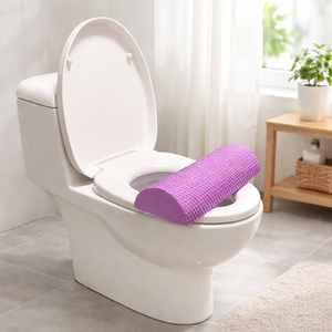 Customized Recovery Toilet Seat Cushion Pillow for Post Surgery Comfort, Purple Foam Toilet Riser Support Pad - Product Image 1