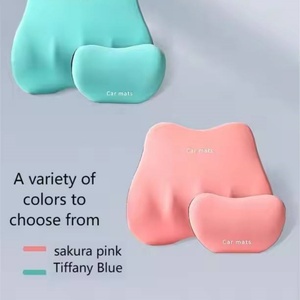 Almohada de Espuma Viscoelástica para Reposacabezas de Coche, Cojín para el Cuello, Protección Lumbar, Cómodo, Transpirable - Product Image 4