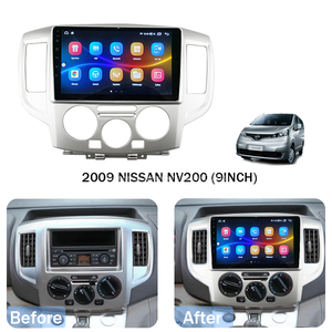 Décorations de tableau de bord de voiture de 9 pouces cadre intérieur pour <span class=keywords><strong>2009</strong></span> NISSAN NV200 9 pouces pièces automobiles cadre multimédia accessoires cadre de fascia - Product Image 2