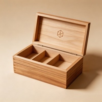 Boîte cadeau en bois avec logo personnalisé, plusieurs compartiments, séparateurs pour bijoux, montres, parfums, pièces de monnaie, thé, souvenirs, emballage de marque de luxe