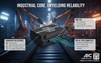 PC Industrial Integrado con Intel de 11.ª Generación Core I3/i5/i7 de Cuatro Núcleos, DDR4, 2*RJ45, Pantallas Triples, 4*RS232/485, Sistema Operativo Windows/Linux