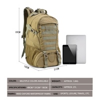 Sac à dos de chasse personnalisé multi-compartiments, imperméable et durable, sac à dos tactique pour la randonnée et le tout-terrain