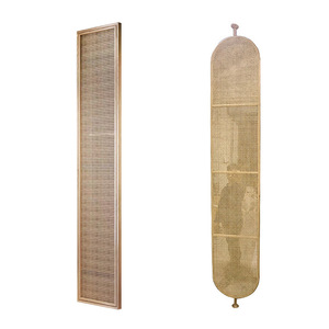 Divisorio Rotante Decorativo Moderno in Rattan, Set di 4 Pezzi, Parete Divisoria Girevole per Soggiorno - Product Image 6