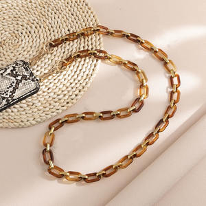 <span class=keywords><strong>PC1099</strong></span> Poluar Acrylilc, correa de cordón de cadena de teléfono, funda de teléfono móvil, correa de cordón, cadena de teléfono cruzada - Product Image 3