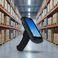 PDA robuste Android 12 de 6 pouces avec GMS 4G, scanner de codes-barres 1D 2D, terminal de données mobile pour l'inventaire