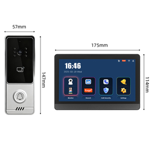 Caméra de sonnette vidéo IP65 avec cryptage de données pour la sécurité communautaire, idéale pour les salons de beauté et les spas - Product Image 2