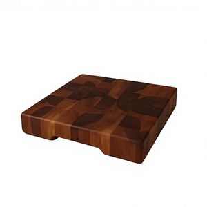 Planche à découper en acacia de qualité supérieure avec manche en acier inoxydable, compatible lave-vaisselle, pour fruits et légumes, idéale pour la maison - Product Image 1
