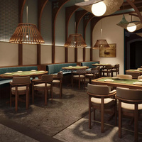 Approvisionnement centralisé de tables de restaurant modernes et luxueuses, chaises, tables à manger en marbre et mobilier de restauration commerciale