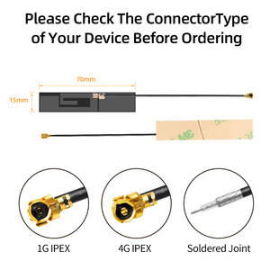 70*15mm Antena 4G FPC de alta ganancia 700-2700MHz 6dBi Antena interna - Product Image 6