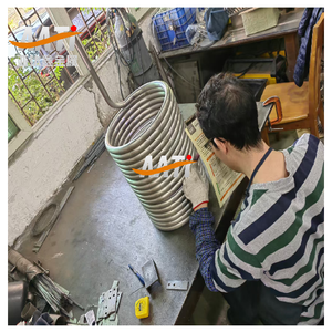 Tùy Chỉnh Cắt Hàn Dịch Vụ Cho Gr1 Gr2 Gr5 Titan Trao Đổi Nhiệt Uốn Cong Ống Cho Câu Cá Ao Sử Dụng Bền Titan Ống - Product Image 6