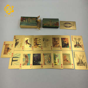 Custom <strong>Print</strong> Size Waterproof 100% <strong>Plastic</strong> Magic Poker Decks Dubai Playing Cards - Product Image 4