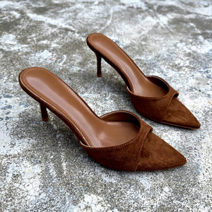 Sandalias <span class=keywords><strong>de</strong></span> Tacón Alto y Punta Abierta para Mujer, Estilo Francés Minimalista, con Tacón <span class=keywords><strong>de</strong></span> Aguja Delgado y Suela <span class=keywords><strong>de</strong></span> Goma, Oferta 2025 - Product Image 2