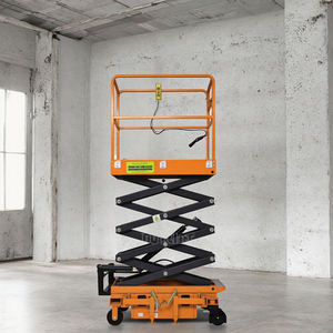 Mini Elevador Móvil de Tijera Eléctrico de China, Elevador Hidráulico de 300 kg, Plataforma de Trabajo para Mantenimiento en Interiores - Product Image 6