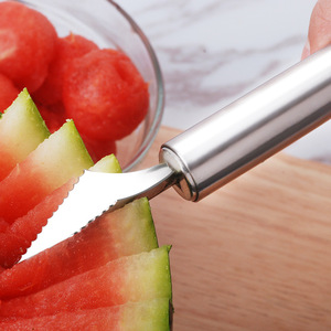 Fruit Scoop <b>Tool</b> 304 Stainless Steel Multi Purpose Watermelon Scoop Carving Knife Fruit Platter <b>Tool</b> - Product Image 2