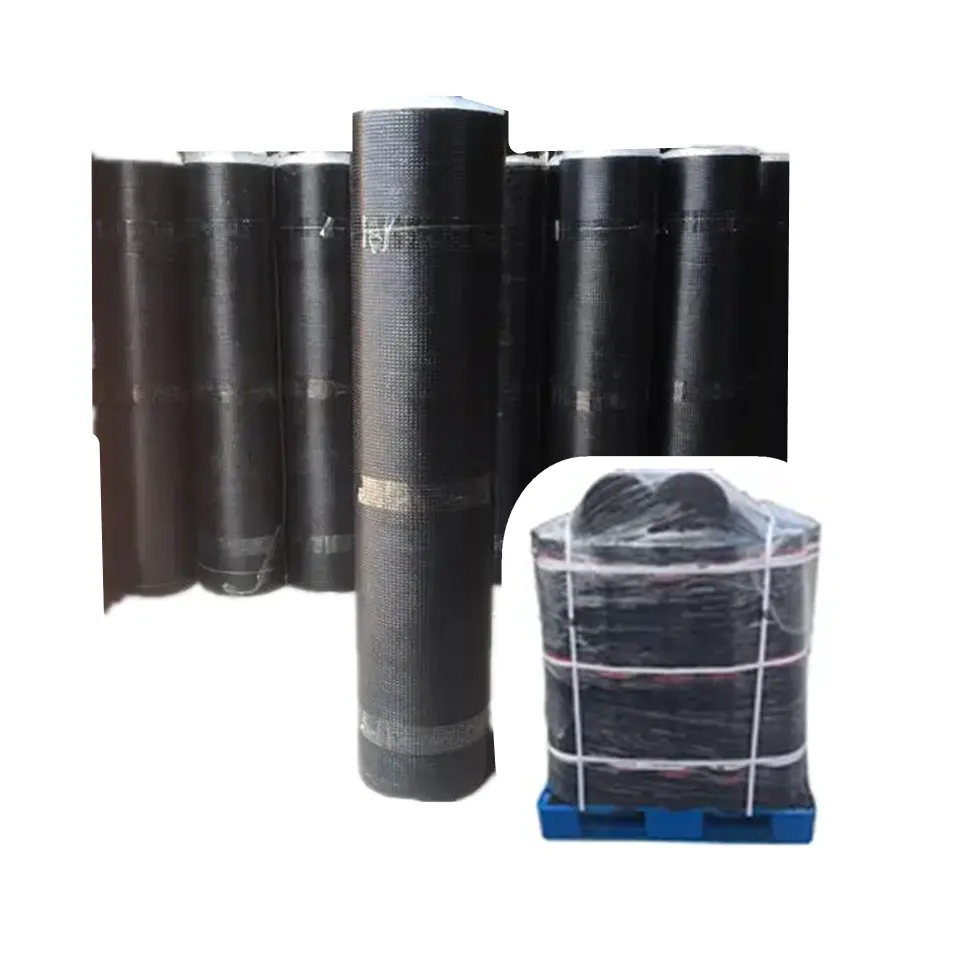 Waterproofing Membrane For Roof SBS Modified Bitumen Elastomeric Waterproofing Membrane Firm Waterproof Coiled Materials