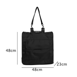 Sac à dos de rangement pour poussette, en tissu peluche, pliable, à motif uni, compatible avec les accessoires, housse anti-poussière pour bagage à main - Product Image 3