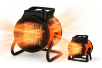 Chauffage industriel PTC à fil métallique haute puissance 3000W à économie d'énergie pour usage domestique, serres, élevages et couvaison, couverture de 249 pieds