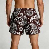 Shorts de basket-ball pour hommes avec impression par sublimation de logo personnalisé, vente en gros, séchage rapide, polyester élastique, shorts de sport, de gym, de course, décontractés