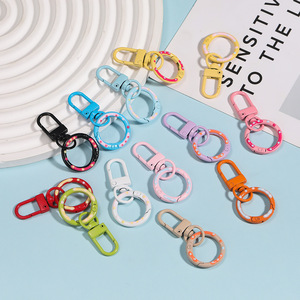 Llavero con Gancho de Resorte Chapado en Aleación de Zinc Color Caramelo, Colgante para Bolsos, Accesorio de Joyería DIY - Product Image 1
