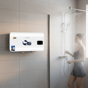 <span class=keywords><strong>Chauffe</strong></span>-<span class=keywords><strong>eau</strong></span> électrique 1500W 30L à chauffage rapide, design <span class=keywords><strong>plat</strong></span> et fin, corps métallique <span class=keywords><strong>horizontal</strong></span>, couleur acier, pour usage domestique et hôtelier - Product Image 2