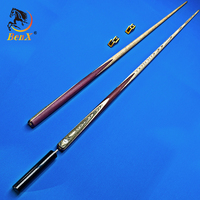 Queue de billard personnalisée BX03 Premium en bois de frêne de 10 mm, 1 pièce, de haute qualité, pour joueurs de snooker et de billard