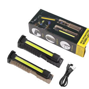Portable dual-core task rechargeable light-emitting diode work light <b>hook</b> <b>magnet</b> universal serial bus car inspection light - Product Image 2