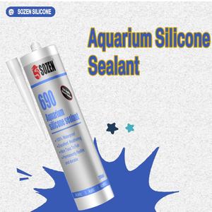 Mastic de silicone acétique adhésif en verre à un composant acide bon marché de <span class=keywords><strong>SOZEN</strong></span> pour l'aquarium - Product Image 2