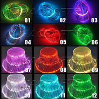 Cappello da Cowboy LED Colorato per Feste, 16 Colori Disponibili, Vendita Calda, Fornitura Diretta dalla Fabbrica