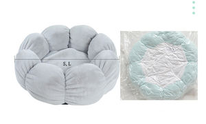 Cama para Mascotas de Felpa Suave y Cálida con Diseño de Flores y Logotipo Personalizado al por Mayor, Proveedor de Productos para Perros y Gatos - Product Image 5