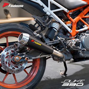 Forsound Precio de Fábrica al por Mayor KTM Duke390 RC390 Estilo Arrows Silenciador de Escape de Competición Negro de Acero Inoxidable 2018 <span class=keywords><strong>2021</strong></span> - Product Image 5