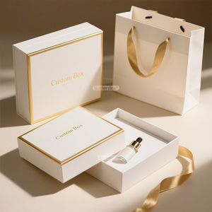 Sản xuất thủ công tùy chỉnh thiết kế mini hộp nước hoa tái chế mỹ phẩm chăm sóc da sản phẩm bao bì hộp với nắp - Product Image 2