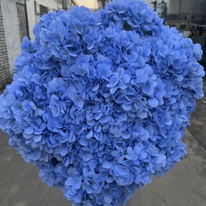 Hortensia en soie artificielle hautement recommandé, 5 têtes, fleurs blanches, aspect naturel et réaliste, idéal pour mariage, remise de diplôme, fête des Mères - Product Image 1