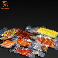 Sac d'emballage sous vide étanche à l'humidité en plastique PE/PA Nylon de grande taille personnalisé pour congélateur de fruits et de bœuf