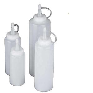 ขวดบีบพลาสติกสีขาวขนาด 240 มล. สำหรับใส่ซอสขนมหวาน 1 ชิ้น พร้อมอุปกรณ์ตกแต่งเค้กและอุปกรณ์ทำขนมปัง - Product Image 4